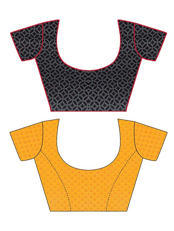 women pack of 2 casual wear combo sarees with blouse - 21477270 - Standard Image - 2