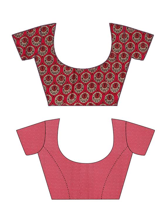 women pack of 2 casual wear combo sarees with blouse - 21477280 - Standard Image - 2