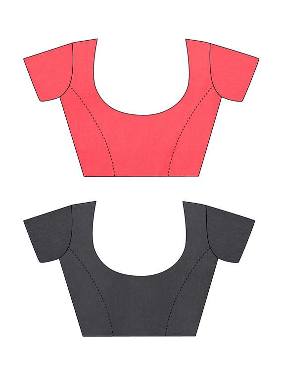 women pack of 2 casual wear combo sarees with blouse - 21477300 -  Standard Image - 2