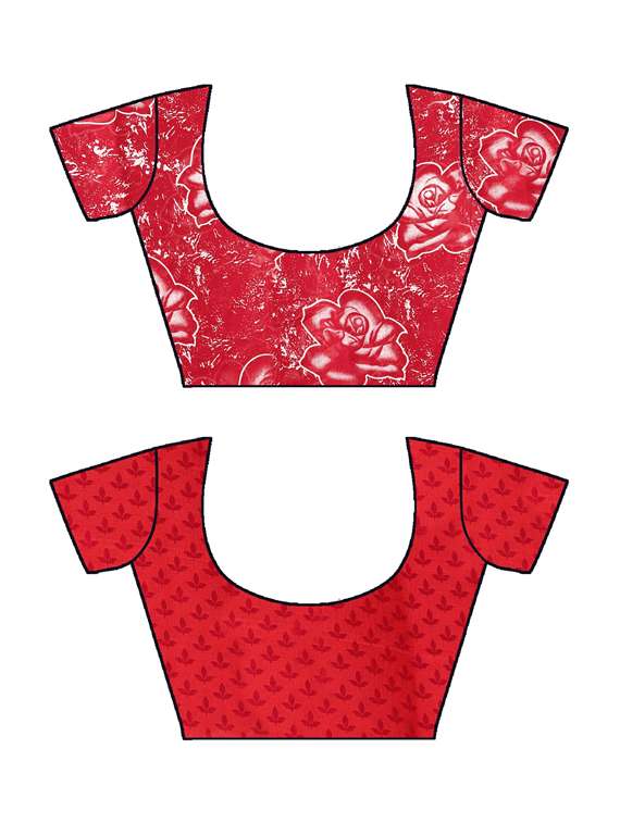 women pack of 2 casual wear combo sarees with blouse - 21477330 -  Standard Image - 2