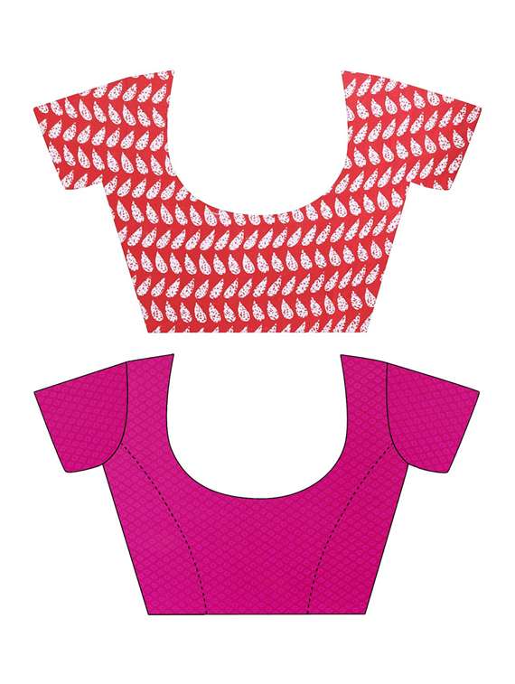 women pack of 2 casual wear combo sarees with blouse - 21477347 - Standard Image - 2