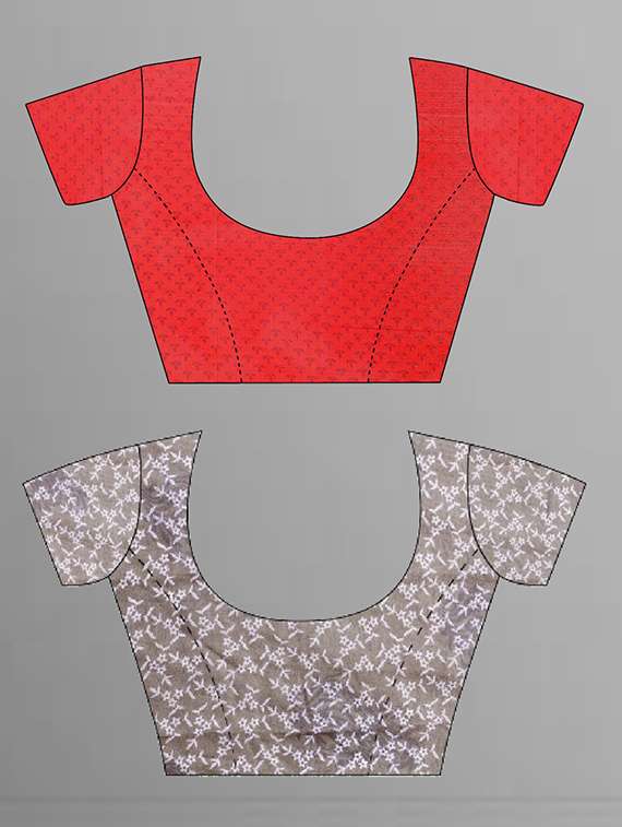 women pack of 2 casual wear combo sarees with blouse - 21477384 -  Standard Image - 2