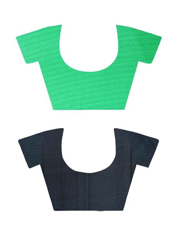 women pack of 2 casual wear combo sarees with blouse - 21477444 -  Standard Image - 2