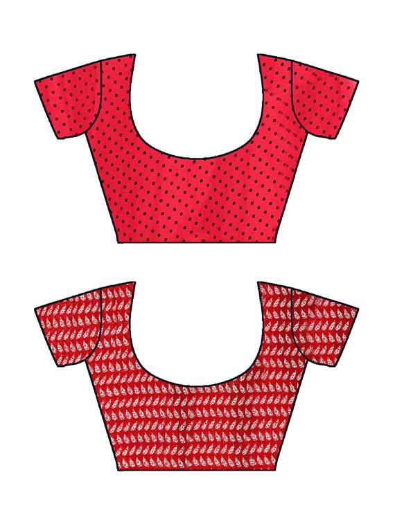 women pack of 2 casual wear combo sarees with blouse - 21477465 -  Standard Image - 2