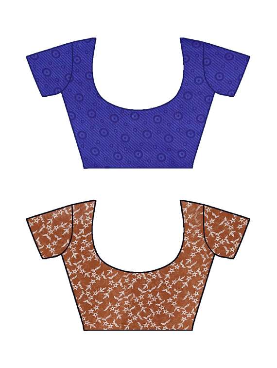 women pack of 2 casual wear combo sarees with blouse - 21477488 -  Standard Image - 2