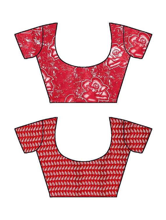 women pack of 2 casual wear combo sarees with blouse - 21477617 -  Standard Image - 2