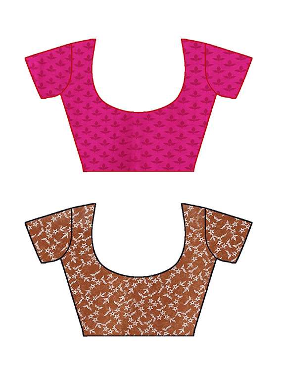 women pack of 2 casual wear combo sarees with blouse - 21477650 -  Standard Image - 2