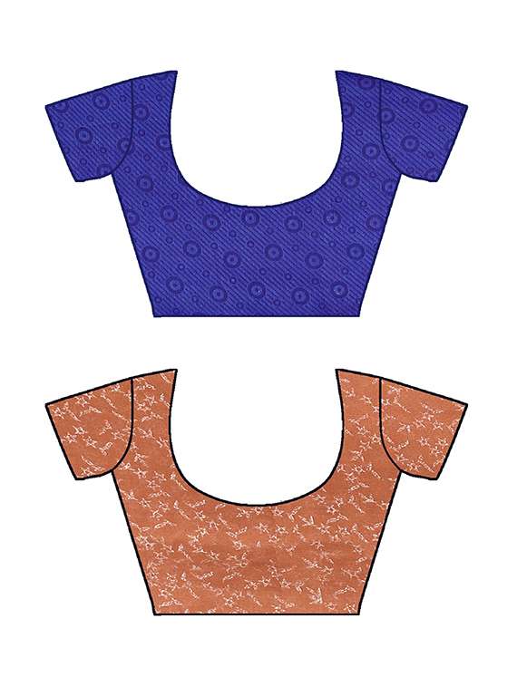 women pack of 2 casual wear combo sarees with blouse - 21477678 -  Standard Image - 2