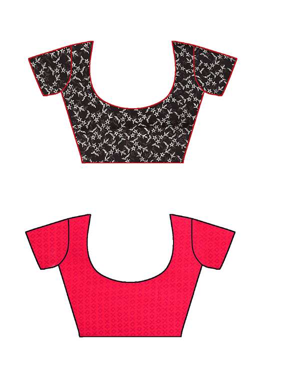 women pack of 2 casual wear combo sarees with blouse - 21477758 -  Standard Image - 2