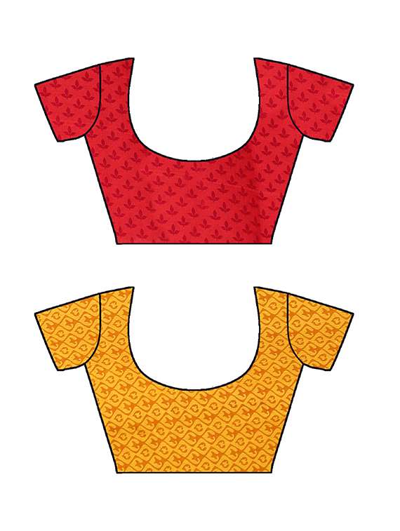 multi colored georgette ready to wear saree with blouse - 21477776 -  Standard Image - 2