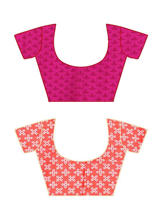 women pack of 2 casual wear sarees with blouse - 21477874 -  Standard Image - 2