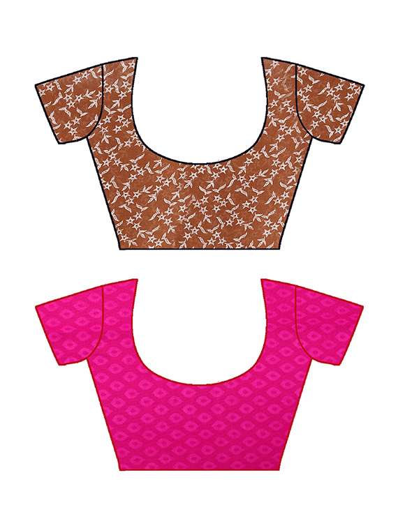 women pack of 2 casual wear combo sarees with blouse - 21477907 -  Standard Image - 2