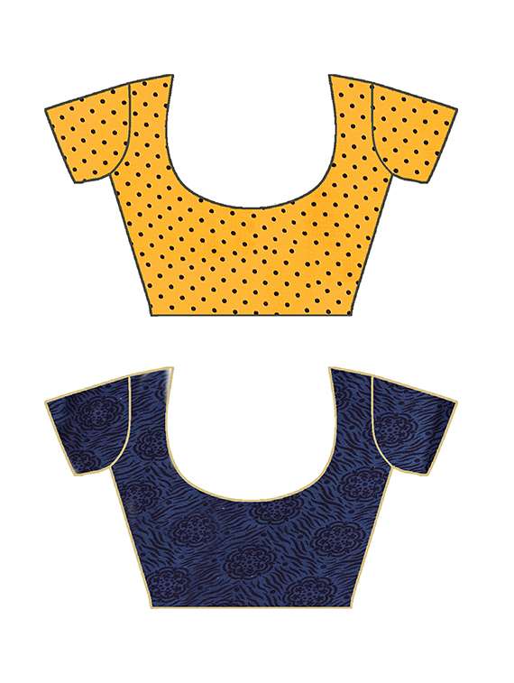 women pack of 2 casual wear combo sarees with blouse - 21477910 -  Standard Image - 2