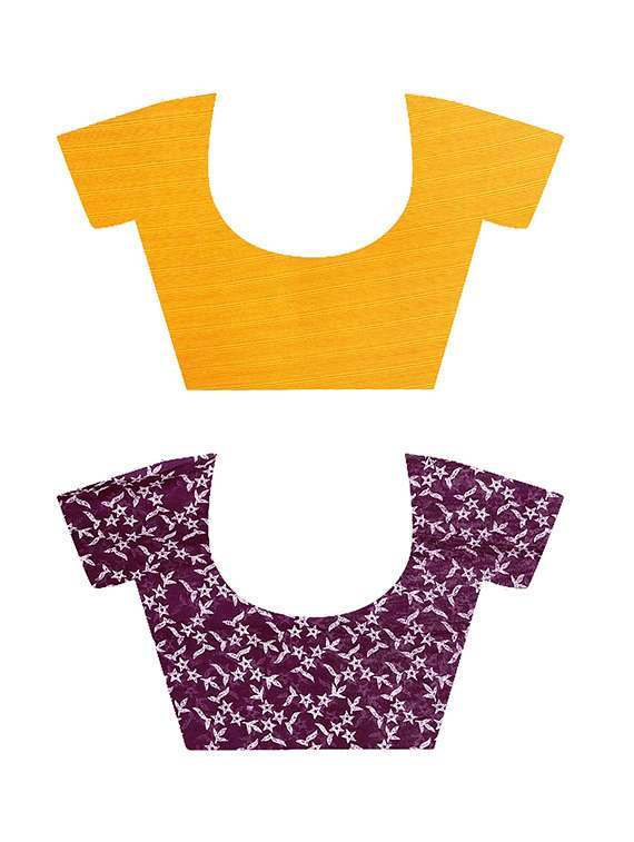 women pack of 2 casual wear sarees with blouse - 21477917 -  Standard Image - 2