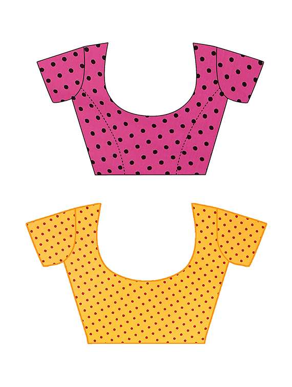 women pack of 2 casual wear combo sarees with blouse - 21477919 -  Standard Image - 2