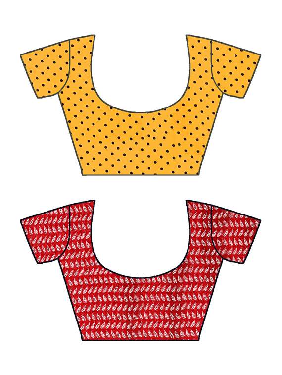 women pack of 2 casual wear combo sarees with blouse - 21477947 -  Standard Image - 2