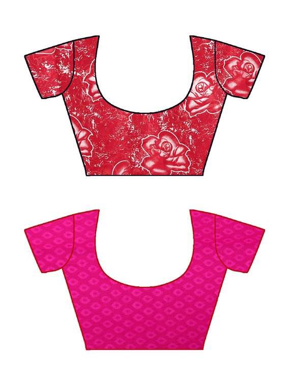 women pack of 2 casual wear combo sarees with blouse - 21478038 -  Standard Image - 2