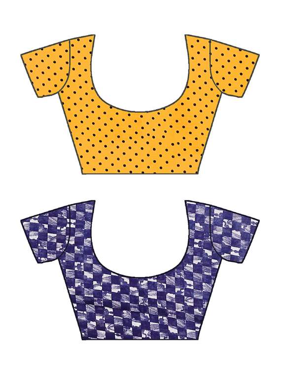 women pack of 2 casual wear combo sarees with blouse - 21478047 -  Standard Image - 2