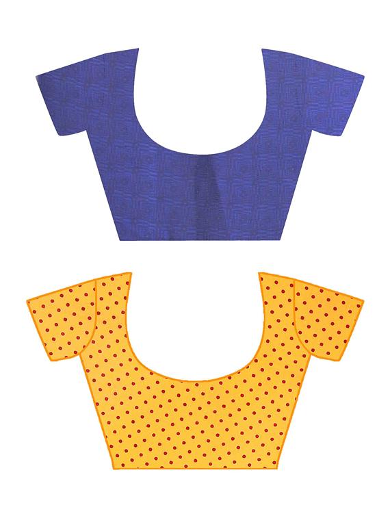 women pack of 2 casual wear combo sarees with blouse - 21478049 -  Standard Image - 2