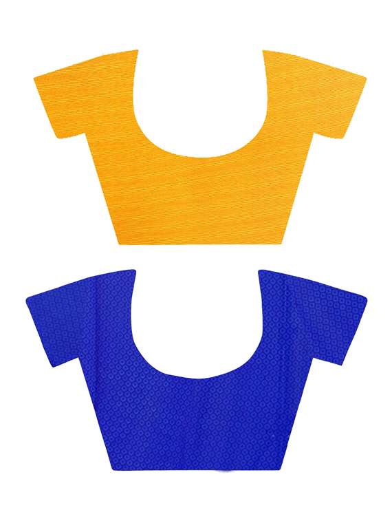 women pack of 2 casual wear combo sarees with blouse - 21478064 -  Standard Image - 2