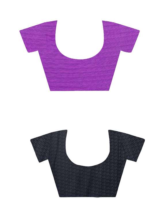 women pack of 2 casual wear combo sarees with blouse - 21478118 -  Standard Image - 2