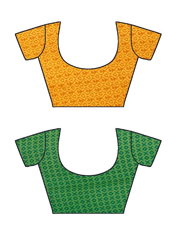 women pack of 2 casual wear combo sarees with blouse - 21478121 -  Standard Image - 2