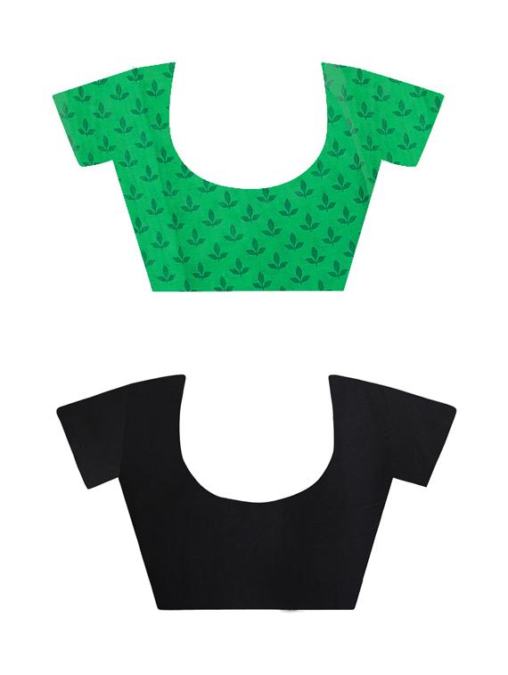 women pack of 2 casual wear combo sarees with blouse - 21478132 - Standard Image - 2