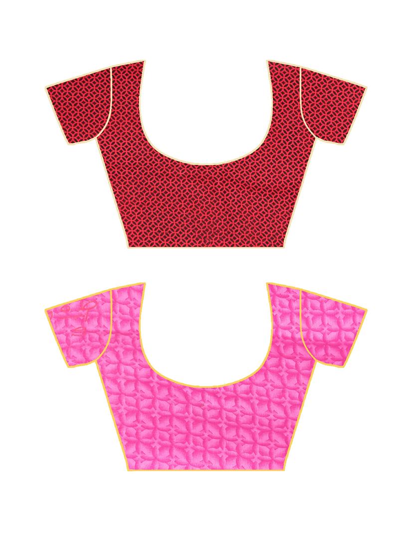 women pack of 2 casual wear combo sarees with blouse - 21478171 - Standard Image - 2