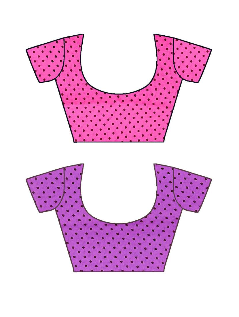 women pack of 2 casual wear combo sarees with blouse - 21478198 -  Standard Image - 2