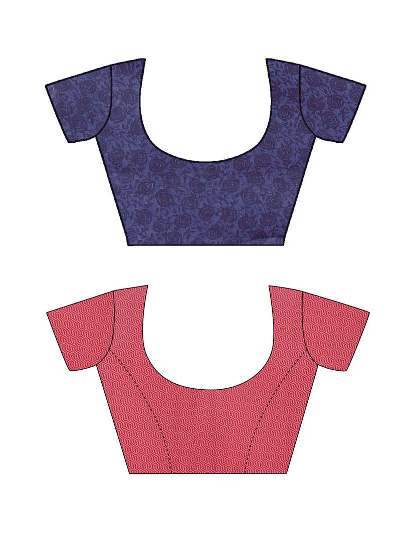 women pack of 2 printed casual wear saree with blouse - 21478416 -  Standard Image - 2