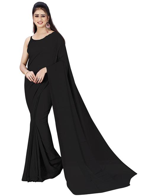 women casual wear georgette saree with blouse - 21478461 -  Standard Image - 0