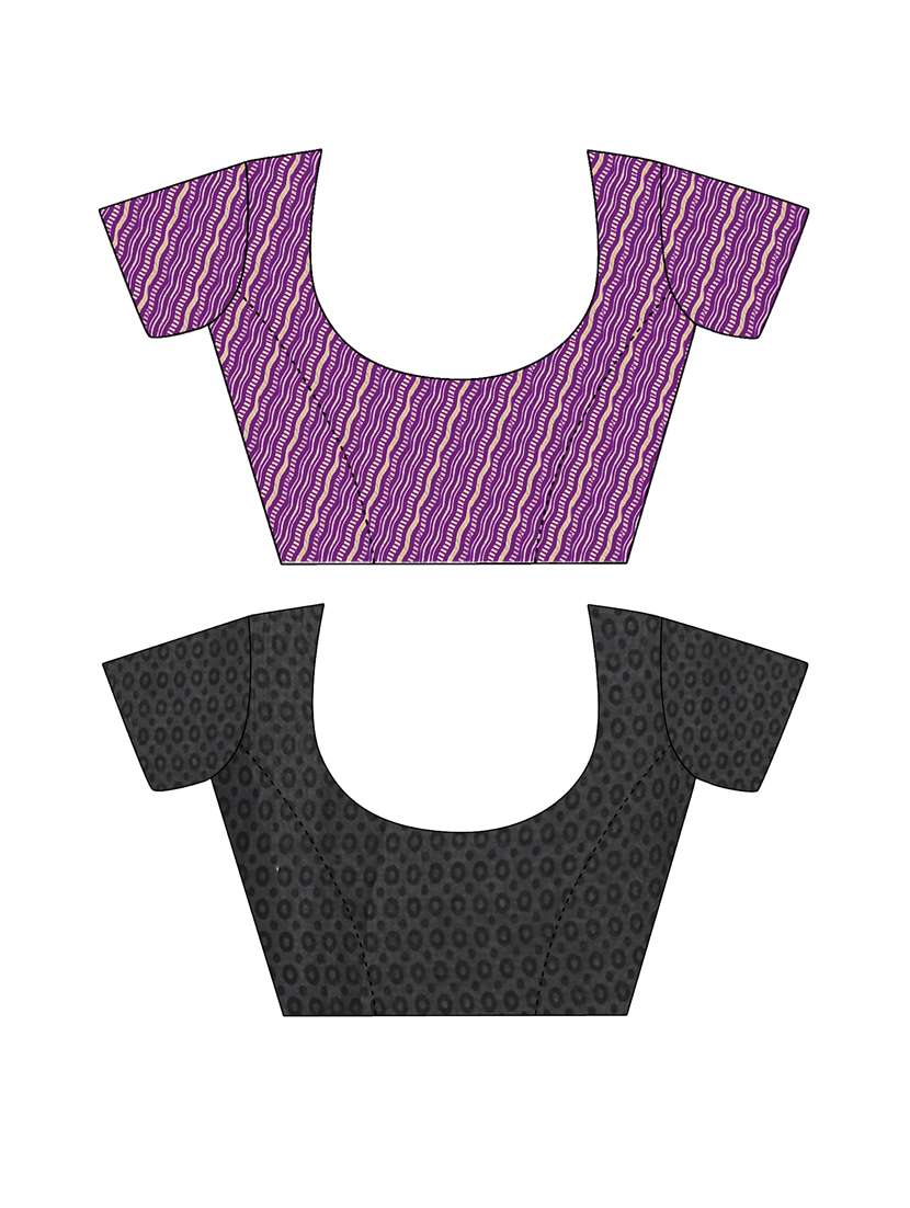 women pack of 2 casual wear combo sarees with blouse - 21478544 - Standard Image - 2