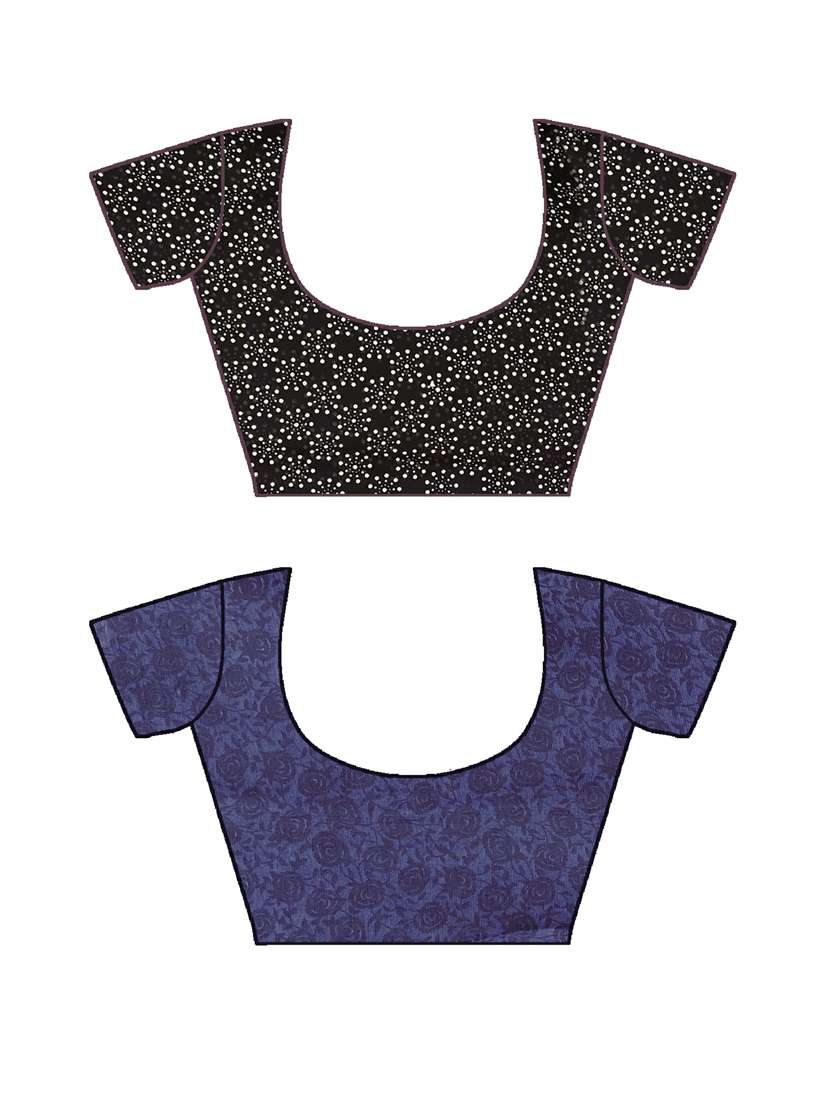 women pack of 2 casual wear sarees with blouse - 21478553 -  Standard Image - 2