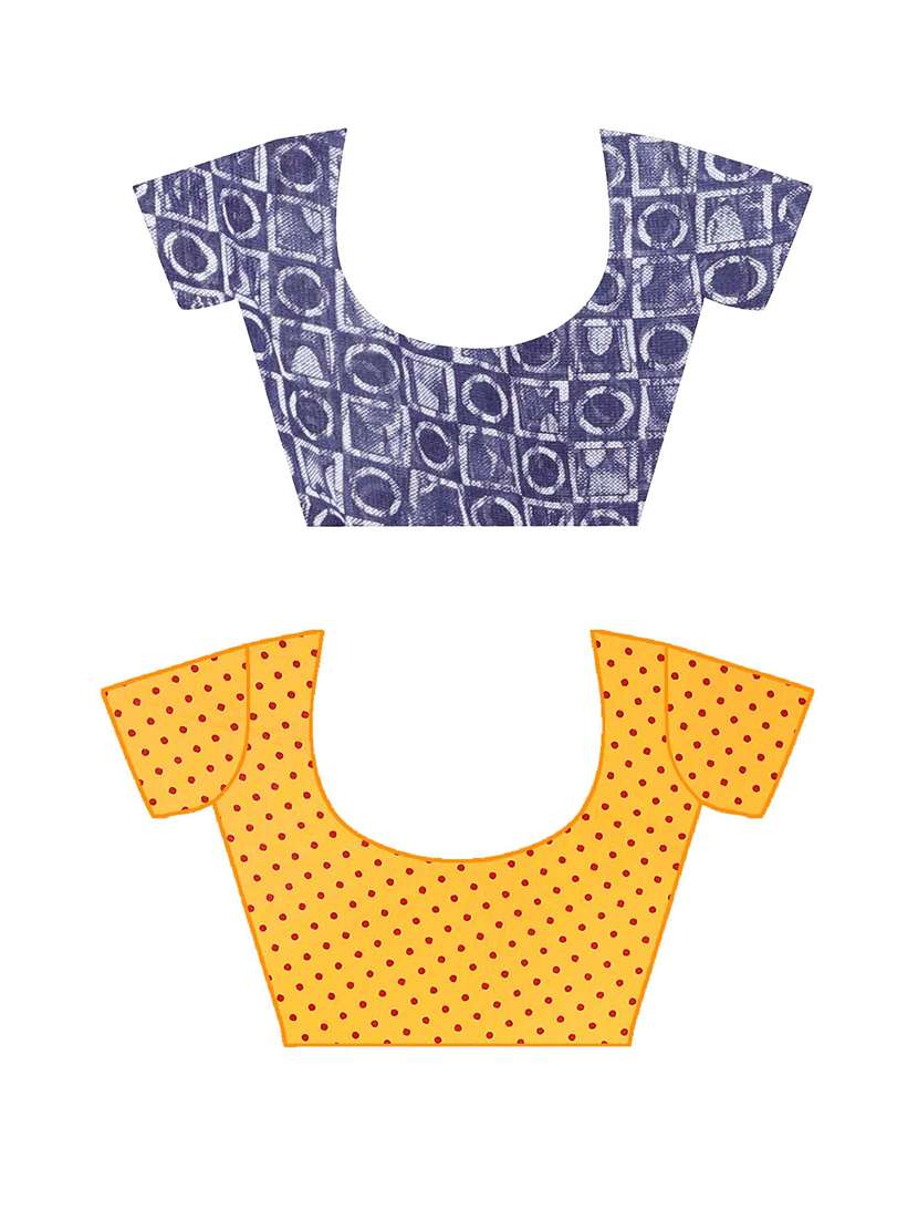 women pack of 2 casual wear sarees with blouse - 21478618 -  Standard Image - 2