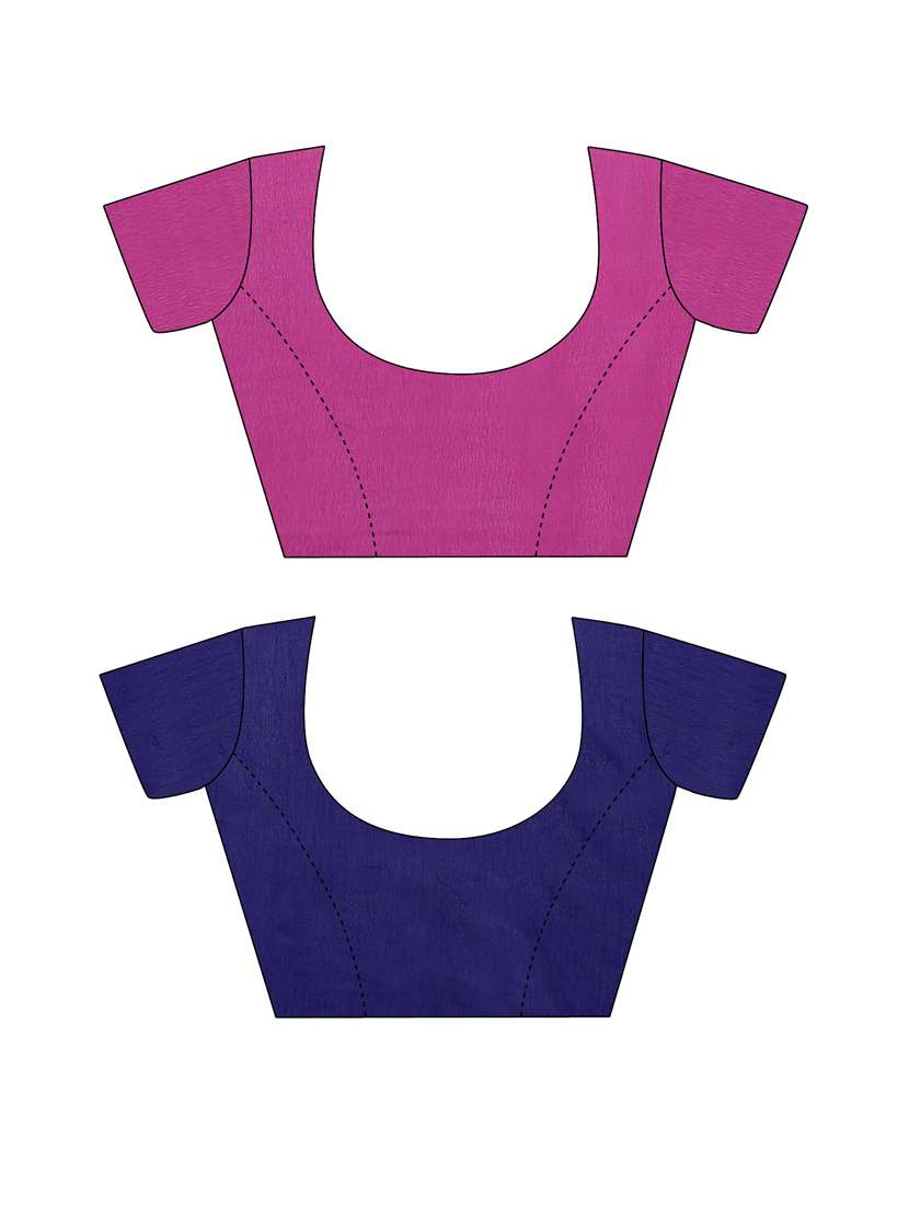 women pack of 2 casual wear combo sarees with blouse - 21478683 -  Standard Image - 2