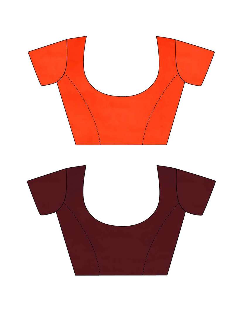 women pack of 2 casual wear combo sarees with blouse - 21478686 -  Standard Image - 2