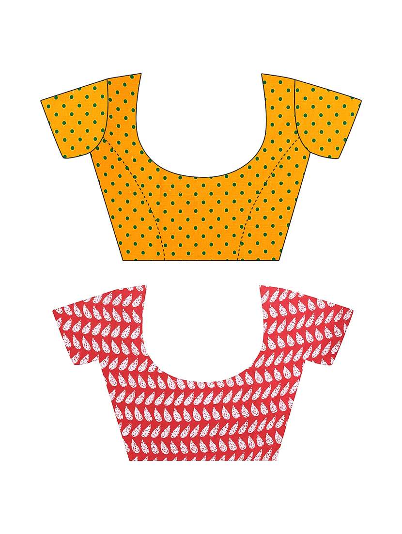 women pack of 2 casual wear combo sarees with blouse - 21478733 - Standard Image - 2