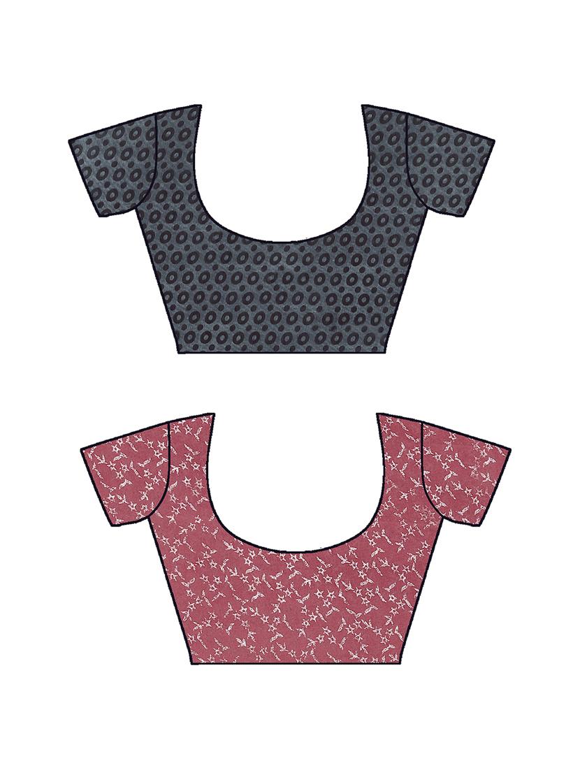 women pack of 2 casual wear combo sarees with blouse - 21478748 - Standard Image - 2