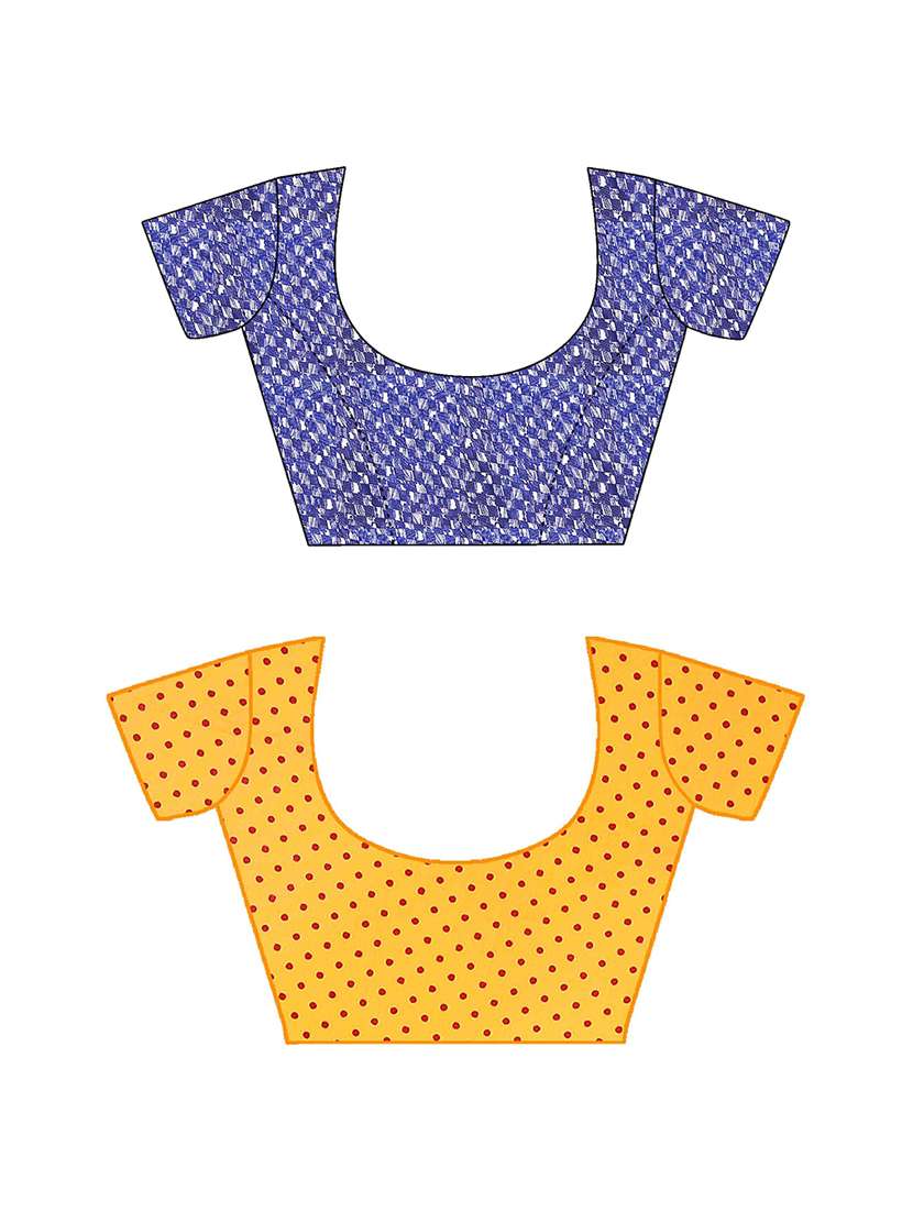 women pack of 2 casual wear combo sarees with blouse - 21478759 -  Standard Image - 2