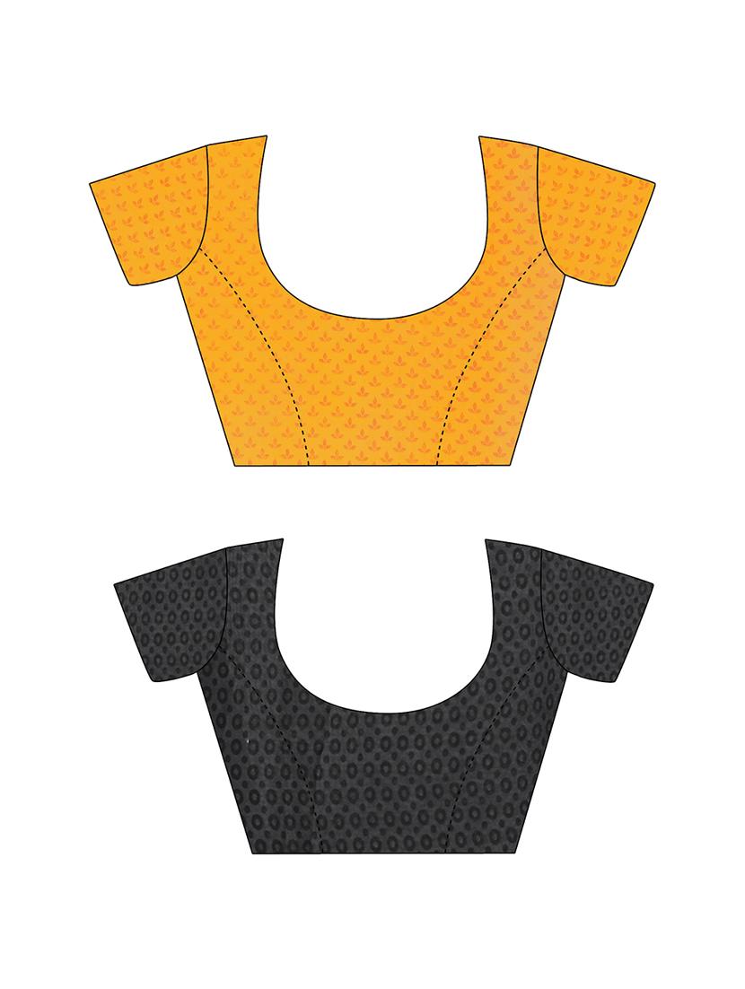 women pack of 2 casual wear combo sarees with blouse - 21478785 - Standard Image - 2