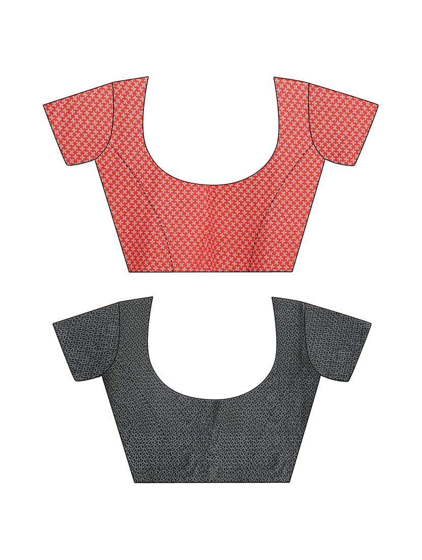 women pack of 2 casual wear combo sarees with blouse - 21478809 -  Standard Image - 2