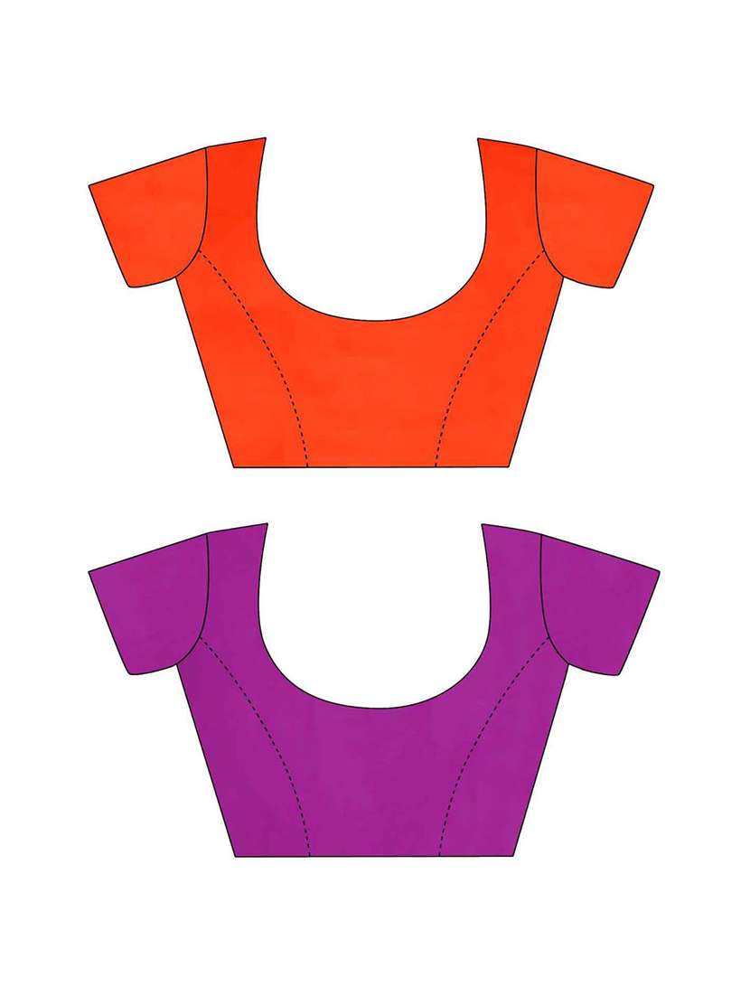 women pack of 2 casual wear combo sarees with blouse - 21478891 -  Standard Image - 2