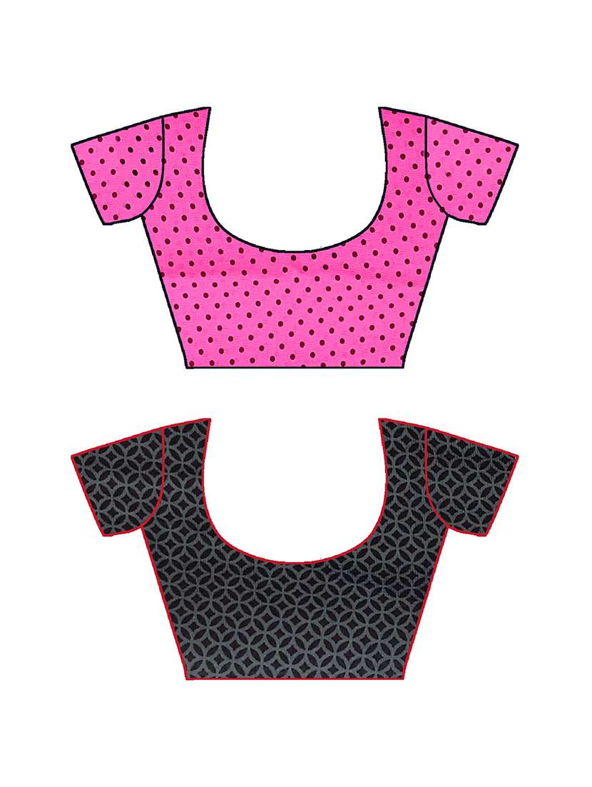 women pack of 2 casual wear combo sarees with blouse - 21478902 -  Standard Image - 2