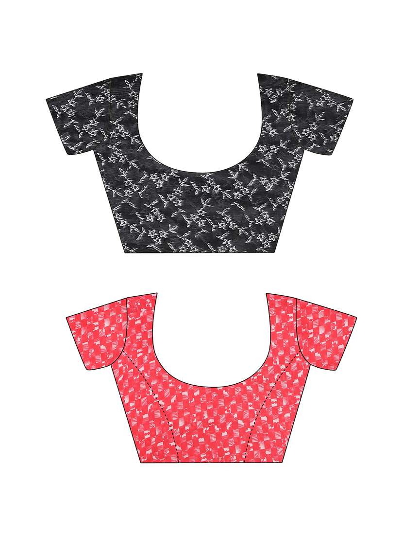 women pack of 2 casual wear combo sarees with blouse - 21478927 -  Standard Image - 2