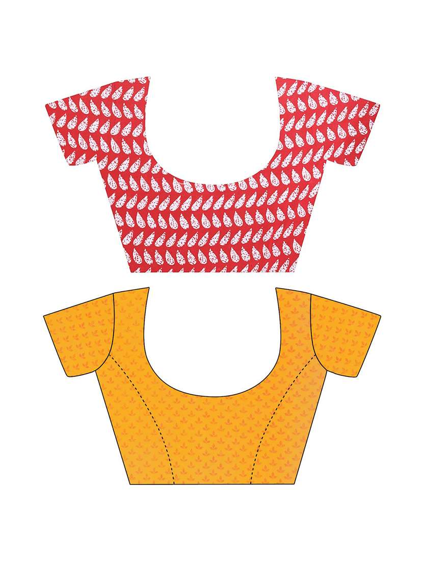 women pack of 2 casual wear combo sarees with blouse - 21478959 -  Standard Image - 2