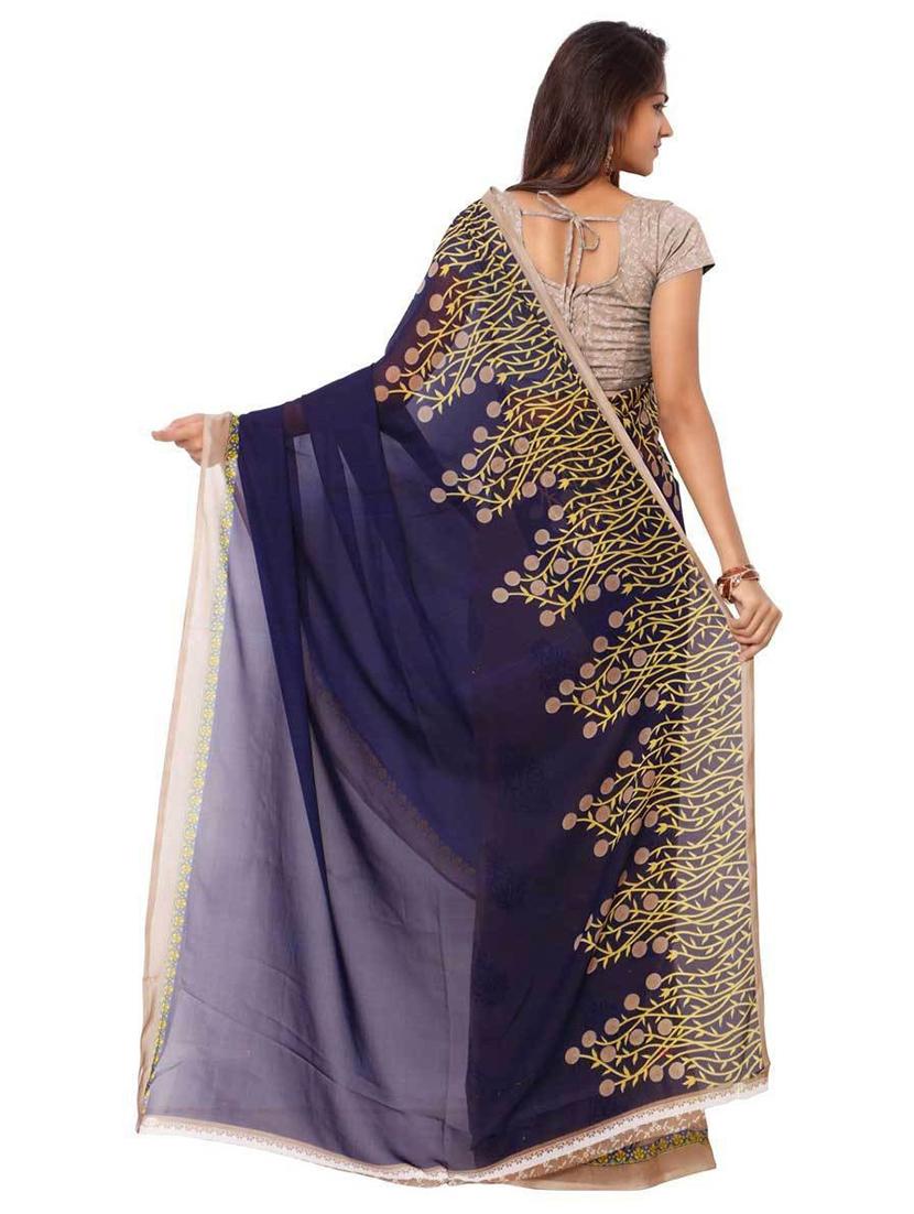 women pack of 2 casual wear combo sarees with blouse - 21478969 - Standard Image - 2