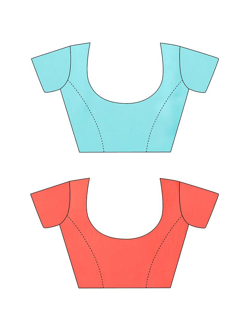 women pack of 2 casual wear combo sarees with blouse - 21479101 -  Standard Image - 2