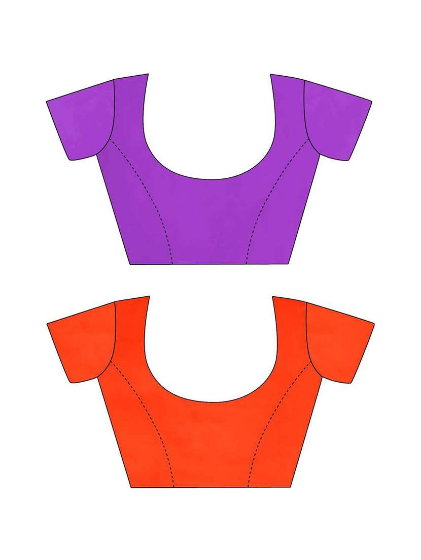 women pack of 2 casual wear combo sarees with blouse - 21479115 -  Standard Image - 2