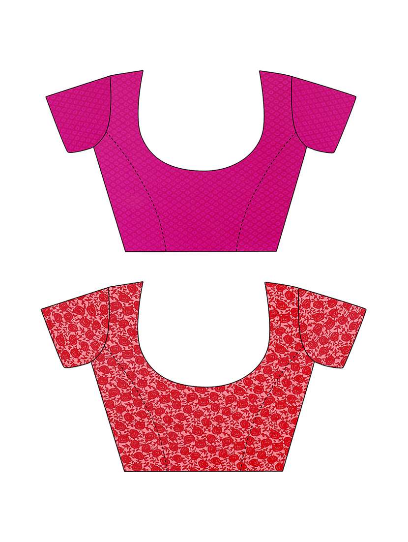 women pack of 2 casual wear combo sarees with blouse - 21479195 - Standard Image - 2