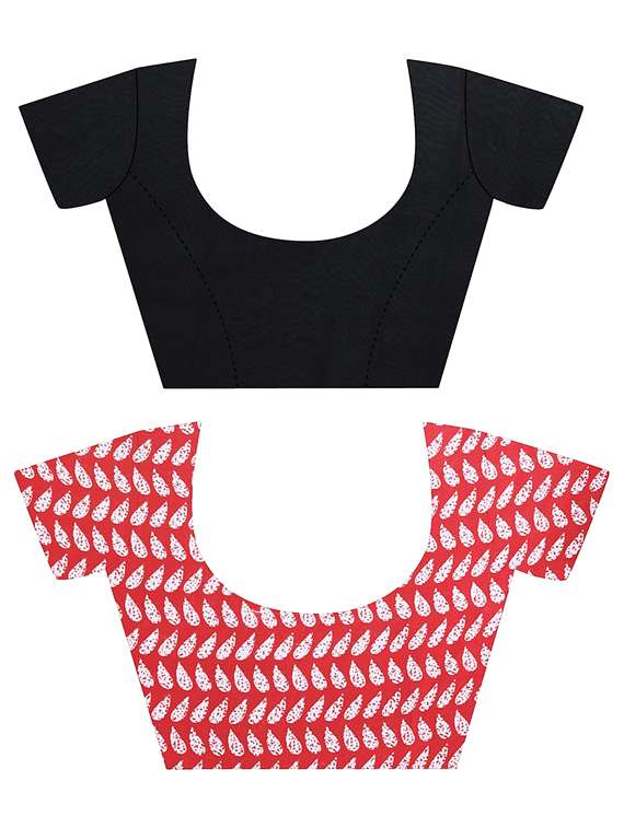 women pack of 2 casual wear combo sarees with blouse - 21479324 -  Standard Image - 2